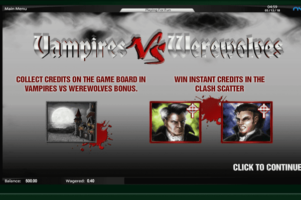 Tragaperras Vampires vs Werewolves 2
