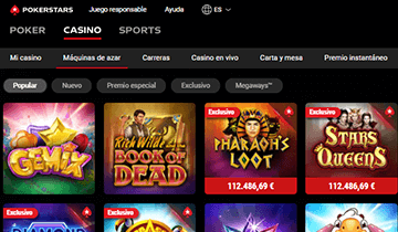 Pokerstars casino juegos populares tragaperras