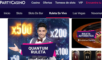 casino en vivo en partycasino