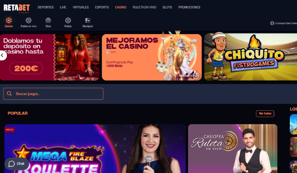 retabet casino online
