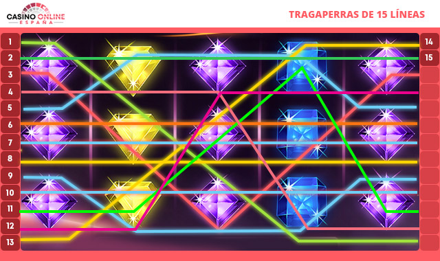 Tragaperras 15 lineas pago