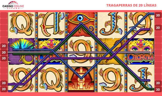 Tragaperras 20 lineas pago
