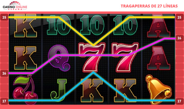 Tragaperras 27 lineas pago