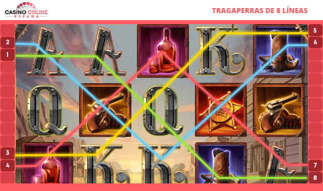 Tragaperras 8 lineas pago