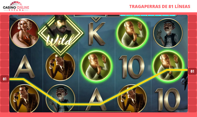 Tragaperras 81 lineas pago