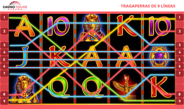 Tragaperras 9 lineas pago