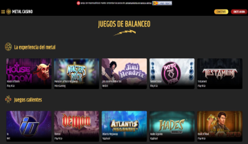 metal casino online espana
