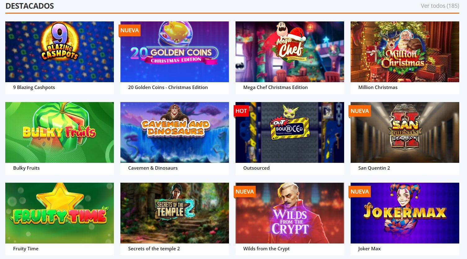 Juegos variados Betson Casino