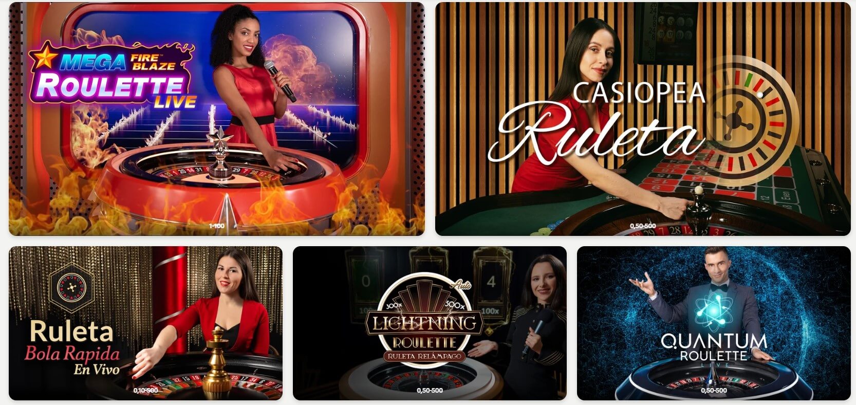 Variedad de juegos PAF