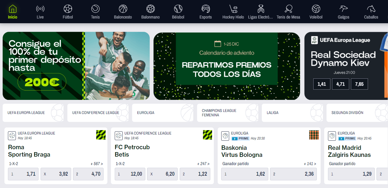 Apuestas deportivas en Retabet