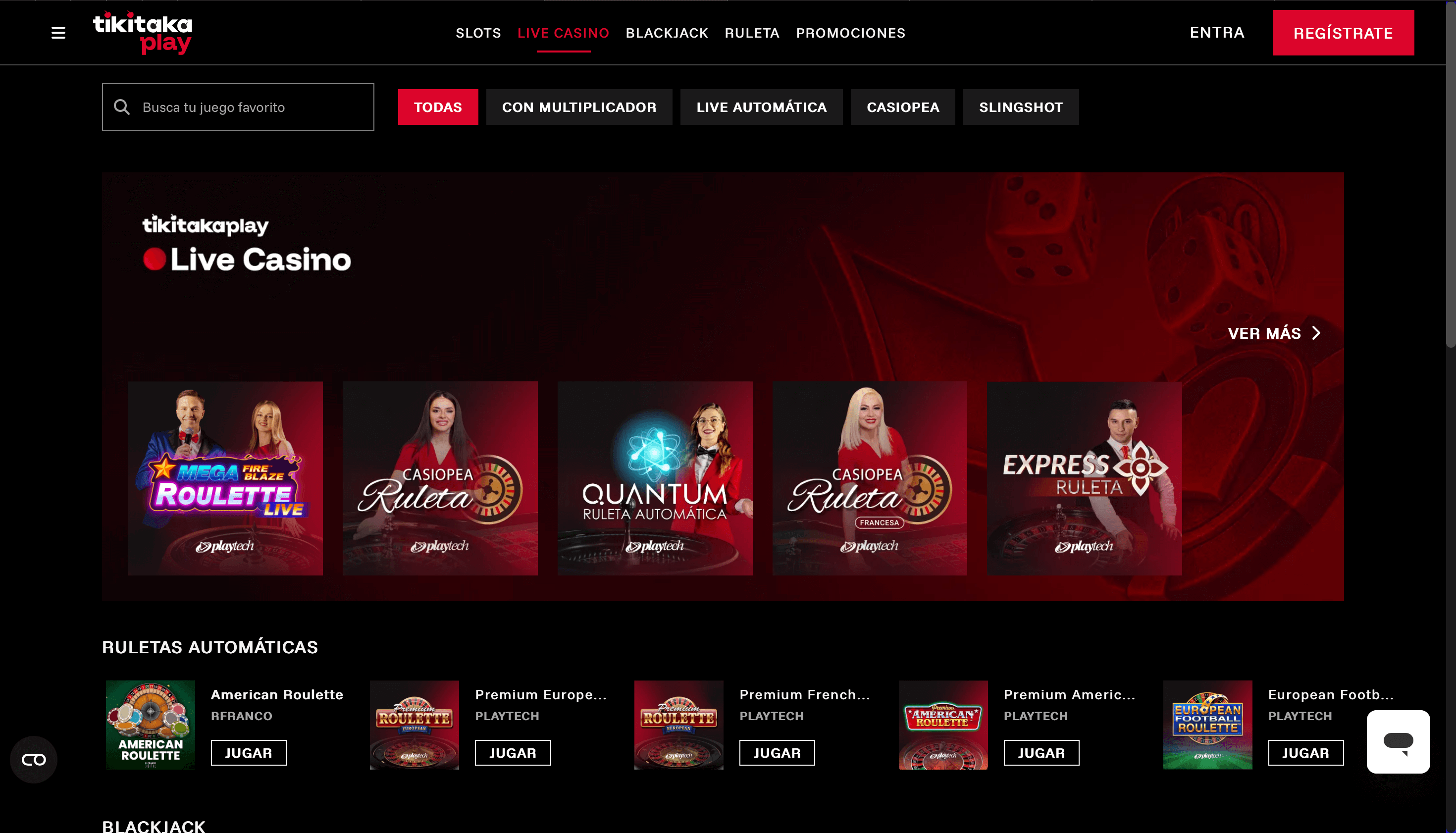 tikitakaplay casino vivo