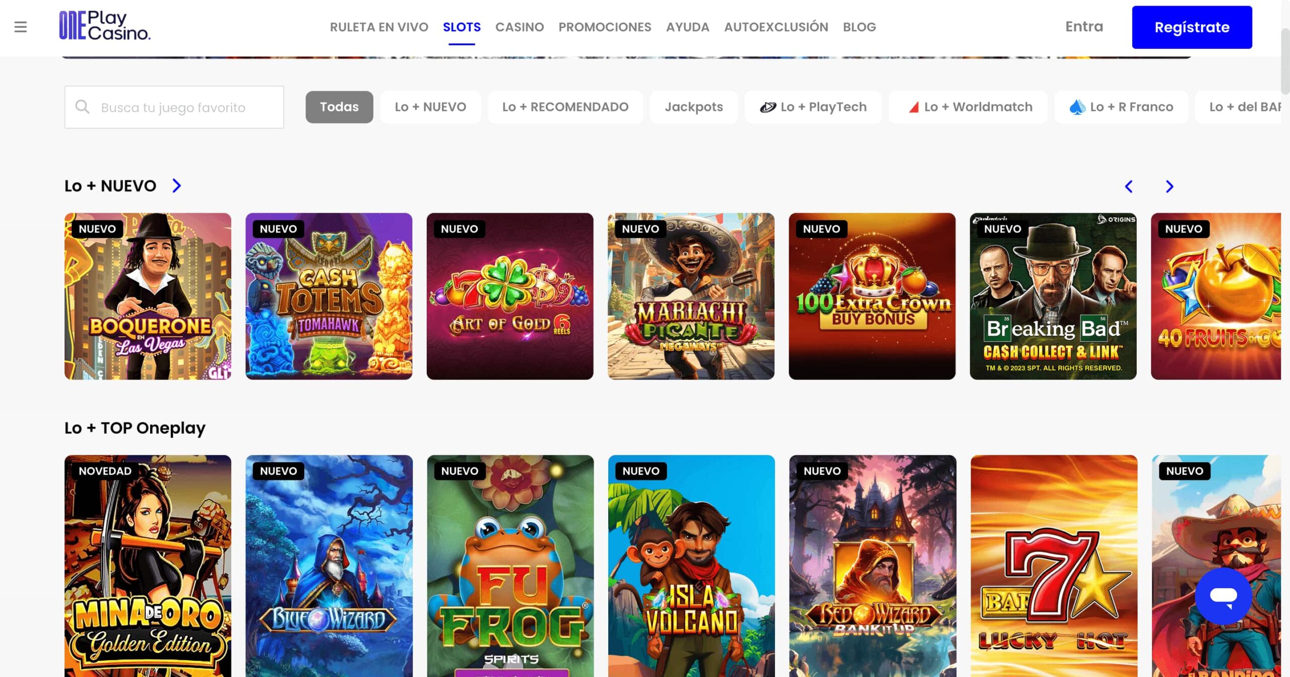 oneplay casino slots